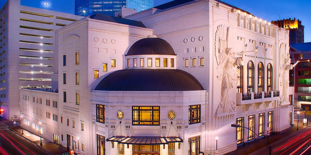 Fort Worth Opera House Nighttime Photography