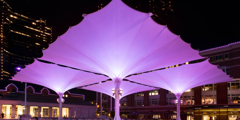 Sundance Square Umbrellas Fort Worth TX