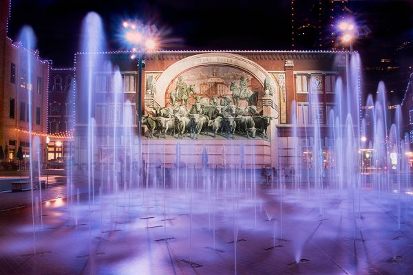 Fort Worth TX Sundance Square Fountain Photo