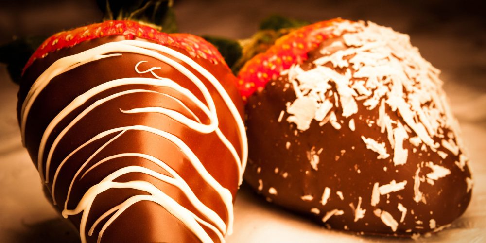 Chocolate Covered Strawberries Food Photography