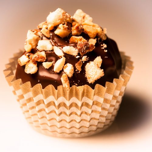 Hazelnut Chocolate Truffle Food Photography